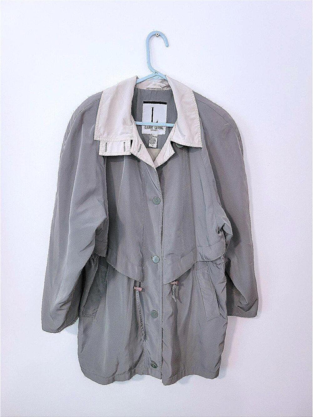 Vintage Larry Levine Ladies' Lightweight Trench Coat Jacket